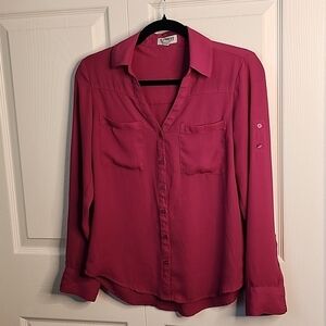 Express button down top